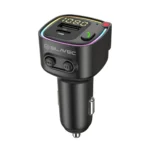 Blavec FM Transmitter, mp3, Bluetooth, Φορτιστής USB, USB-C 30W TR-02 - Image 4