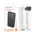 Borofone PowerBank 10.000mAh 2x USB BJ78 Clever Black