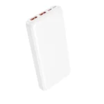 Borofone PowerBank 10.000mAh 2x USB, USB-C 22,5W BJ80 Clever White - Image 2
