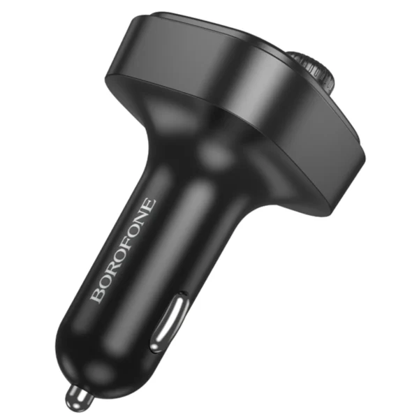 Borofone FM Transmitter,Φορτιστής Αυτοκινήτου,Bluetooth 2xUSB,1xUSB-C 15W BC59 Black - Image 3