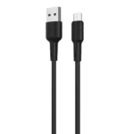 Borofone Καλώδιο USB-A to Micro USB 1m 2.4A BX30 Black - Image 2