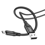 Borofone Καλώδιο USB to USB-C 1m 3A BX56 Black - Image 4