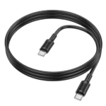 Borofone Καλώδιο USB-C to USB-C 1m 60W BX111 Black - Image 4