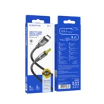 Borofone Καλώδιο ήχου Type C to Jack Male 3.5mm 1m Black BL19 - Image 4