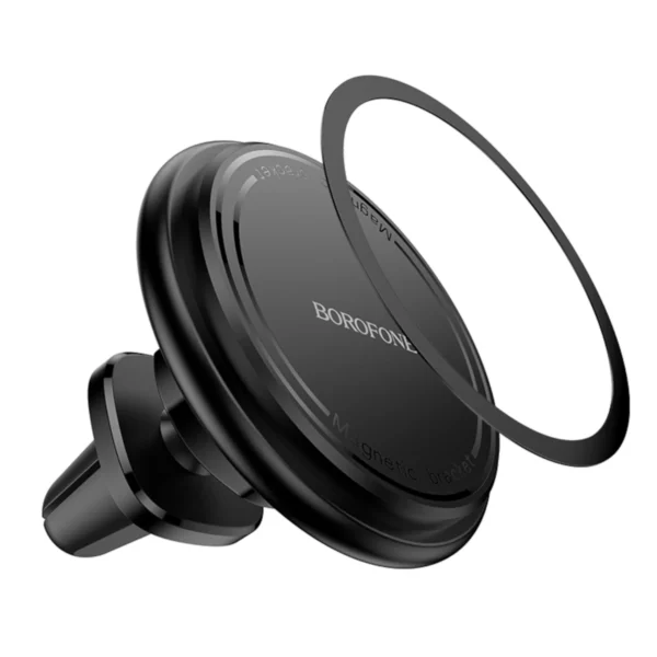 Borofone Μαγνητική Βάση Κινητού για Αεραγωγό BH135 Black - Image 3