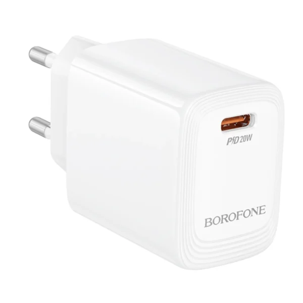 Borofone Φορτιστής USB-C Gan 20W BN26 White - Image 4