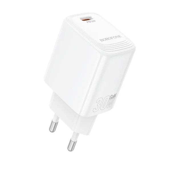 Borofone Φορτιστής USB-C Gan 30W BN28 White - Image 2