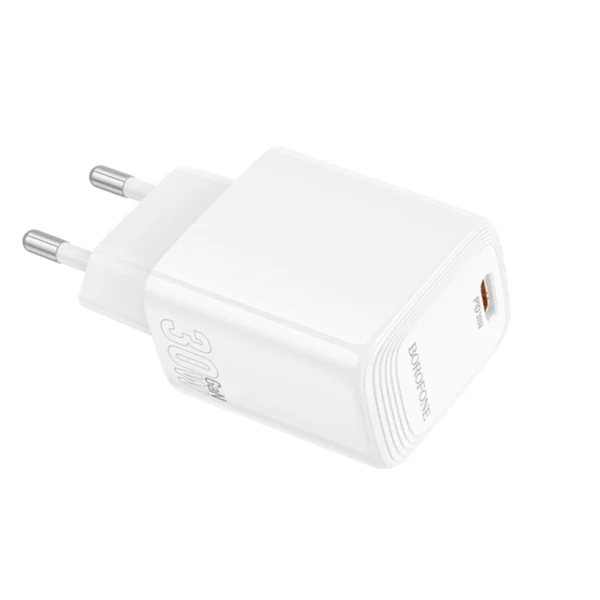 Borofone Φορτιστής USB-C Gan 30W BN28 White - Image 5