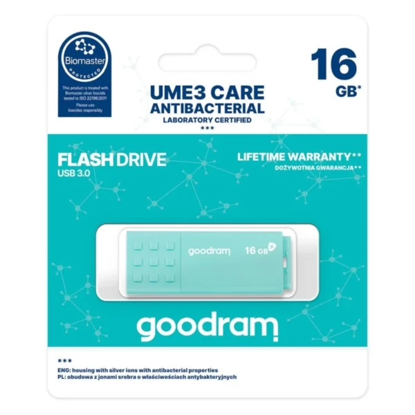 Goodram USB Stick 16GB UME3 Antibacterial - Image 6