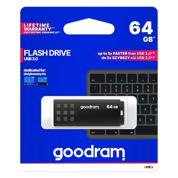 Goodram USB Stick 64GB UME3 - Image 6