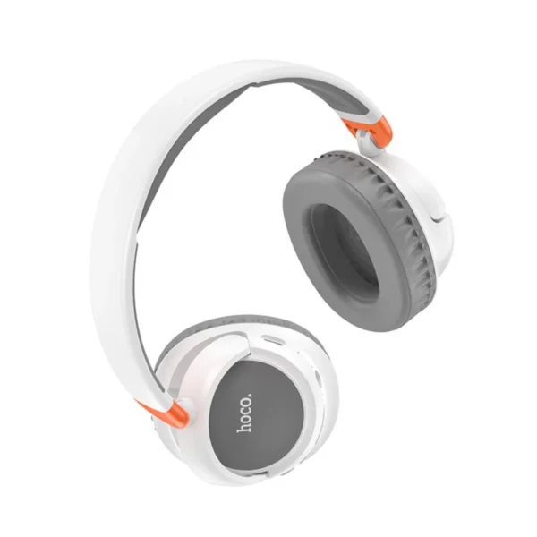 Hoco Ακουστικά HeadPhones με Bluetooth και Καλώδιο 3.5mm W43 White - Image 2