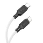 Hoco Καλώδιο USB-C to USB-C 1m 60W X90 White