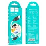 Hoco Καλώδιο USB-C to USB-C 1m 60W X90 White - Image 3