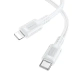Borofone Καλώδιο USB-C to Lightning 1m 27W BX111 White - Image 2