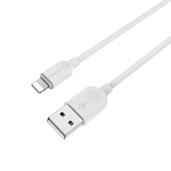 Borofone Καλώδιο USB to Lightning 3m 2.4A BX14 Linkjet White - Image 4