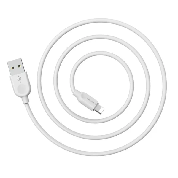 Borofone Καλώδιο USB to Lightning 3m 2.4A BX14 Linkjet White - Image 6