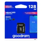 Goodram microSD Card Class 10 128GB M1AA με αντάπτορα
