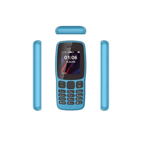 Nokia 106 (2018) Dual SIM Κινητό με Κουμπιά (Αγγλικό) Μπλε (unsealed) - Image 2