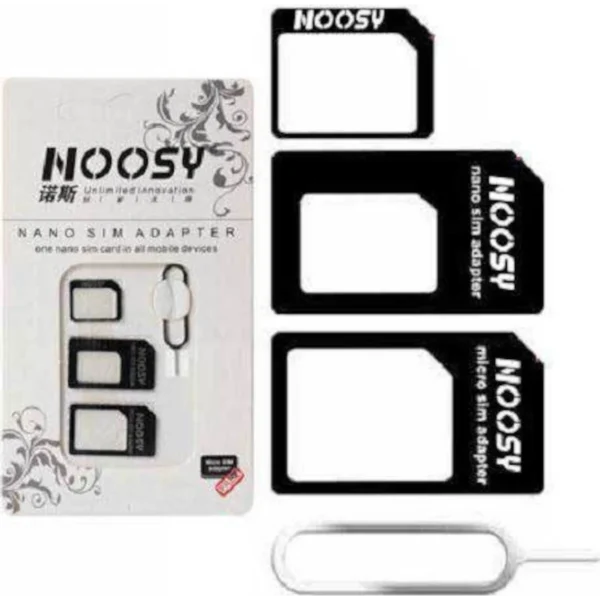 Noosy Nano Sim Αντάπτορας Black - Image 2