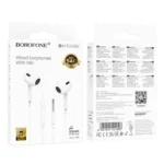 Borofone Ακουστικά με Καλώδιο Jack 3.5mm BM100 Max White