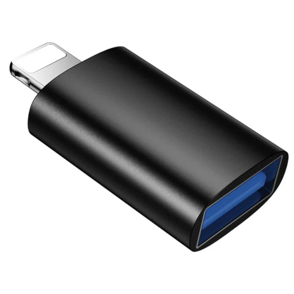 Αντάπτορας Borofone BV26 Lightning σε USB 2.0 με Λειτουργία OTG Black - Image 2