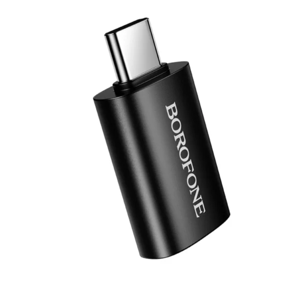 Αντάπτορας Borofone BV26C USB-C σε USB 3.0 με Λειτουργία OTG και Δυνατότητα Φόρτισης 5V / 2A Black - Image 4