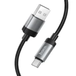 Hoco Καλώδιο USB to USB-C 1m 3A X117 Black - Image 2