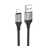 Hoco Καλώδιο USB to Lightning 1m 2.4A X102 Black - Image 2