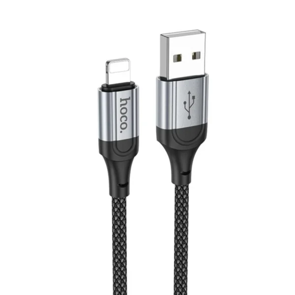 Hoco Καλώδιο USB to Lightning 1m 2.4A X102 Black - Image 2