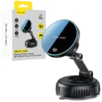 Blavec Βάση Αυτοκινήτου με Βεντούζα Vacum και Magsafe 25W BHC-02 Black