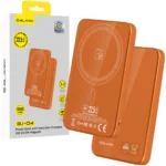 Blavec PowerBank Magsafe 5.000mAh Ultra Slim 3 in 1 USB-C 22,5W BJ-04 Orange - Image 2