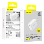 Blavec Φορτιστής USB-C Gan4 65W BC-8 White