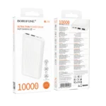 Borofone PowerBank 10.000mAh 2x USB BJ78 Clever White
