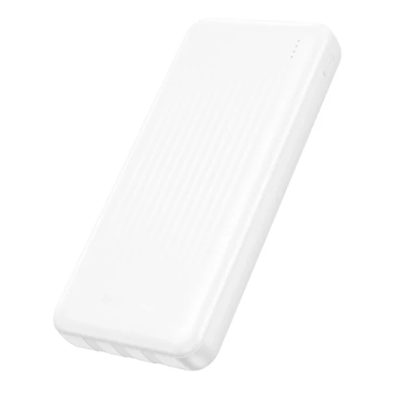 Borofone PowerBank 10.000mAh Usb-A με Καλώδιο USB, USB-C, Lightning BJ79 Clever White - Image 3