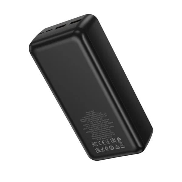 Borofone PowerBank 30.000mAh 2x USB/1x Type-C 22.5W BJ80B Clever Black - Image 4