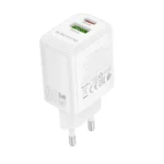 Borofone Φορτιστής USB/USB-C 30W BN29 Fuente White - Image 2
