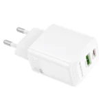 Borofone Φορτιστής USB/USB-C 30W BN29 Fuente White - Image 4