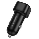 Borofone Φορτιστής Αυτοκινήτου USB/USB-C 38W BZ34B Cloud Black - Image 3