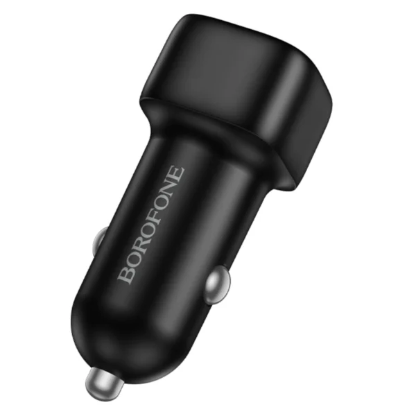 Borofone Φορτιστής Αυτοκινήτου USB/USB-C 38W BZ34B Cloud Black - Image 3