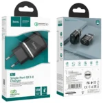 Hoco Φορτιστής USB 18W QC3.0 3A N3 Black